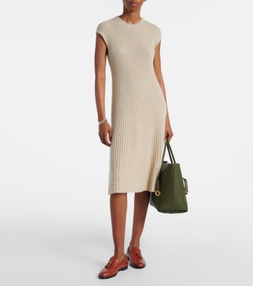 Ribbed-knit cashmere midi dress | Loro Piana