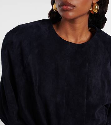 Mantel Dietrich aus Veloursleder | Stouls