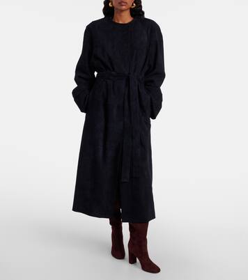 Mantel Dietrich aus Veloursleder | Stouls