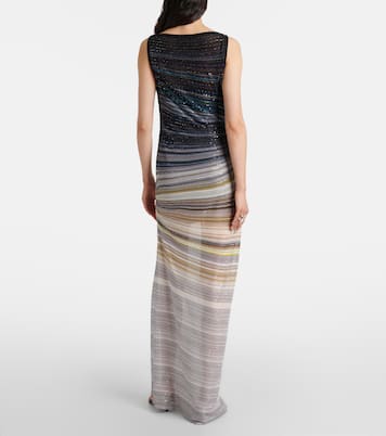 Maxikleid aus Lamé mit Pailletten | Missoni