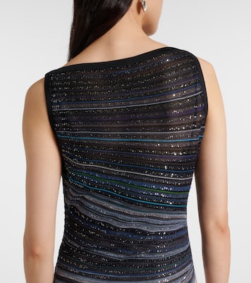 Maxikleid aus Lamé mit Pailletten | Missoni