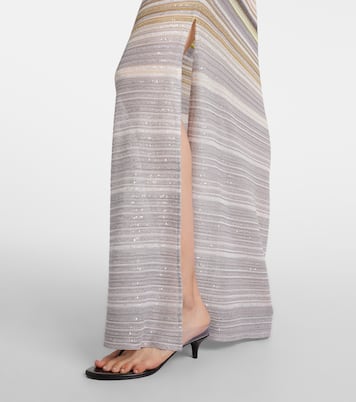 Maxikleid aus Lamé mit Pailletten | Missoni