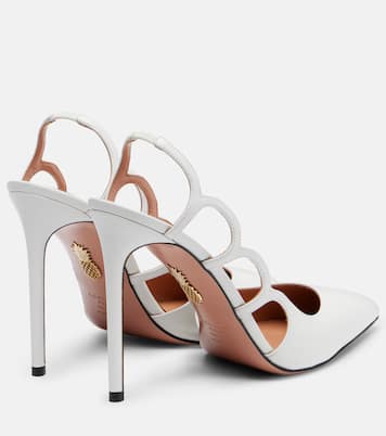 Endless Love 105 leather slingback pumps | Aquazzura