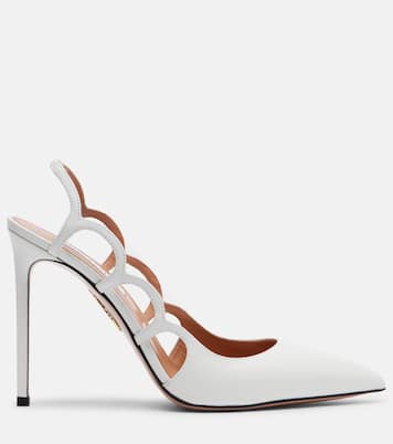 Endless Love 105 leather slingback pumps | Aquazzura