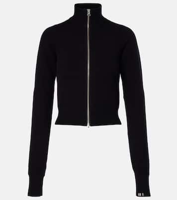 N°302 Lemon cashmere-blend zip-up jacket | Extreme Cashmere