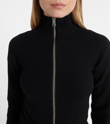 N°302 Lemon cashmere-blend zip-up jacket | Extreme Cashmere