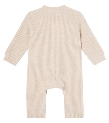Baby Geertje ribbed-knit wool jumpsuit | Donsje