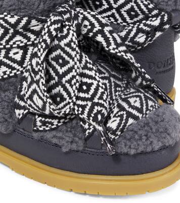 Walaya shearling-trimmed boots | Donsje