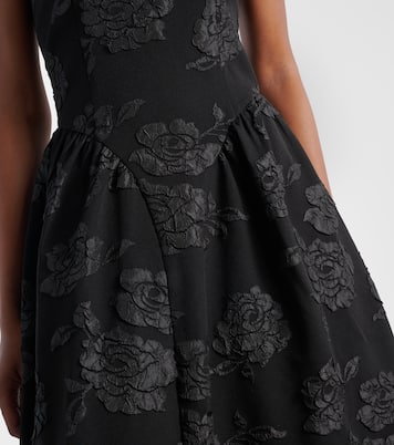 Floral jacquard midi dress | Rotate