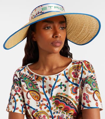 Visor aus Stroh | Etro