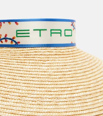 Visor aus Stroh | Etro