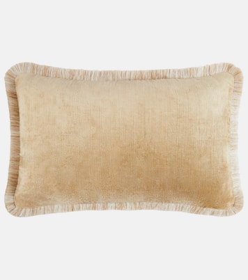 Silk velvet cushion | Les-Ottomans
