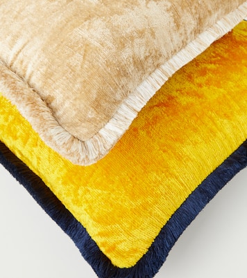 Silk velvet cushion | Les-Ottomans