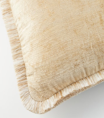 Silk velvet cushion | Les-Ottomans