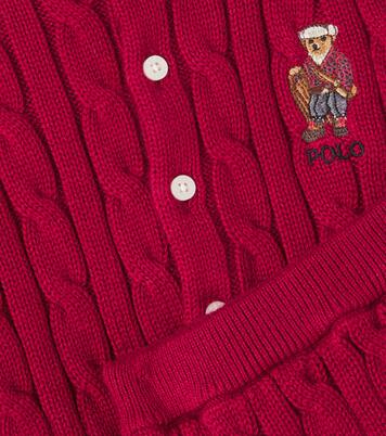 Baby cotton cardigan and pants set | Polo Ralph Lauren Kids