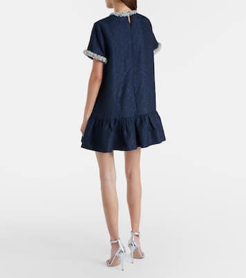 Verziertes Minikleid Alison aus Jacquard | Simkhai