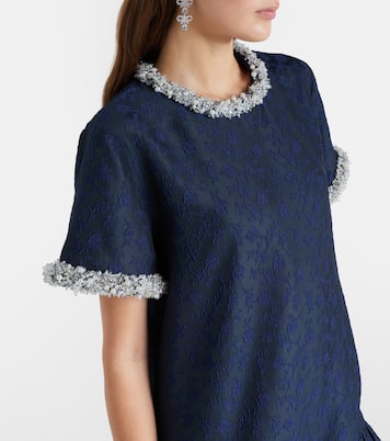 Verziertes Minikleid Alison aus Jacquard | Simkhai