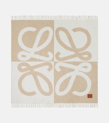 Anagram wool and cashmere blanket | Loewe