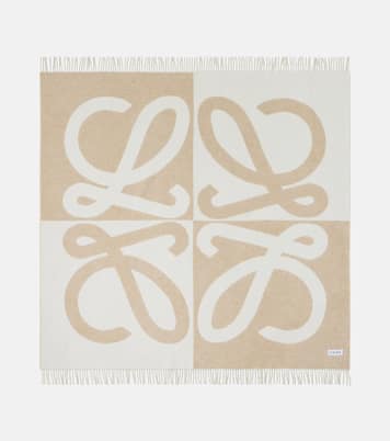 Anagram wool and cashmere blanket | Loewe