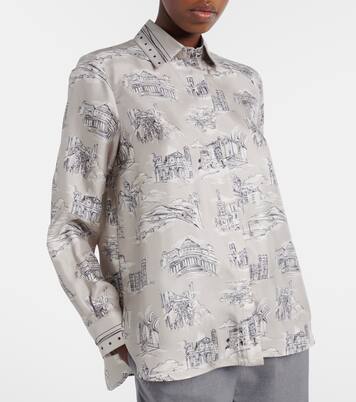 Fado printed silk shirt | Max Mara