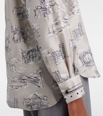 Fado printed silk shirt | Max Mara
