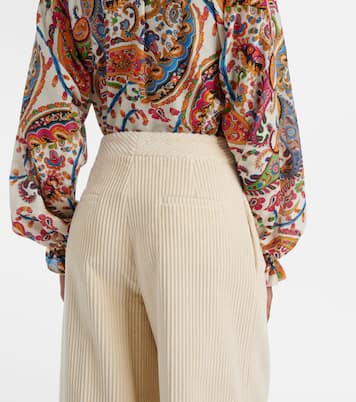 Weite Hose aus Baumwoll-Cord | Etro