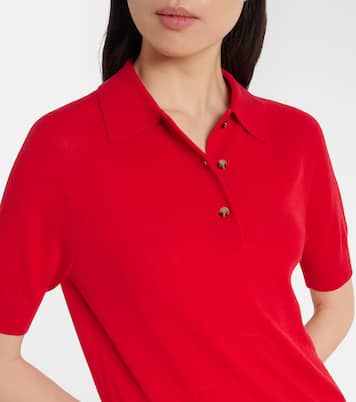 Wool polo shirt | Victoria Beckham