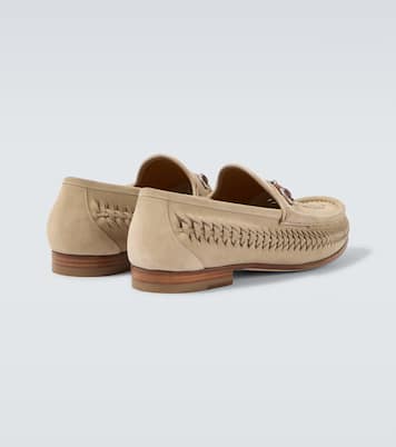 Horsebit 1953 woven suede loafers | Gucci