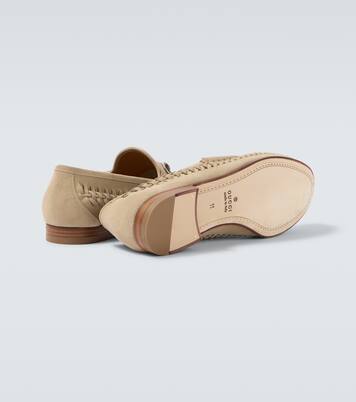 Horsebit 1953 woven suede loafers | Gucci