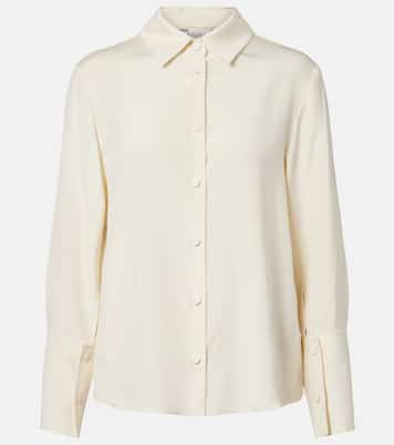 Voliera silk-blend cady shirt | Max Mara