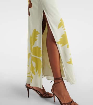 Amaia floral silk crêpe slip dress | SIR