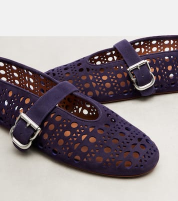 Ballerinas Vienne aus Veloursleder | Alaïa