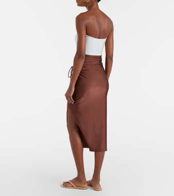 Midirock Solid Ruched  | Adriana Degreas