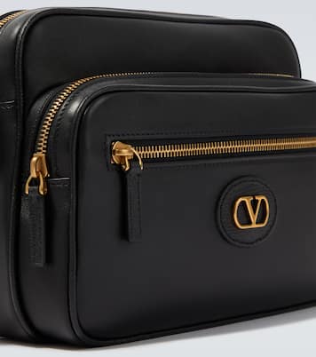 VLogo 레더 카메라 백 | Valentino Garavani