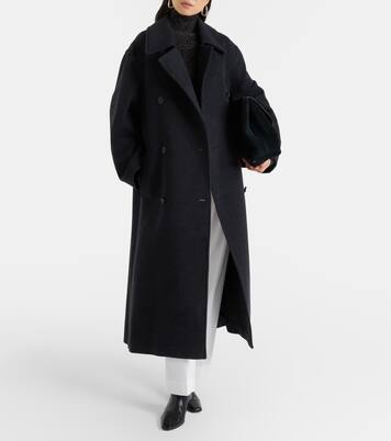 Shield double-breasted wool-blend coat | Toteme