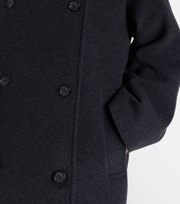 Shield double-breasted wool-blend coat | Toteme