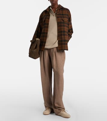 H693 suede boat shoes  | Hogan