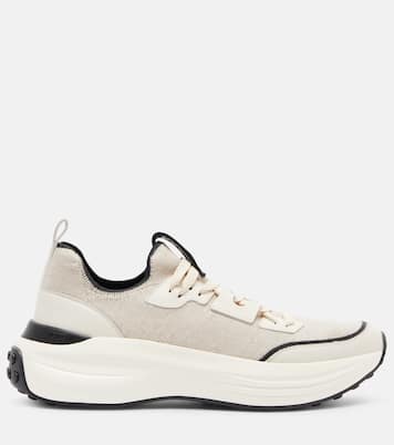 皮革边饰运动鞋 | Tod's