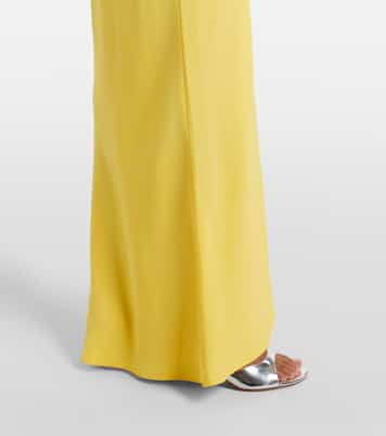 Maxikleid aus Jersey mit Spitze | Christopher Esber