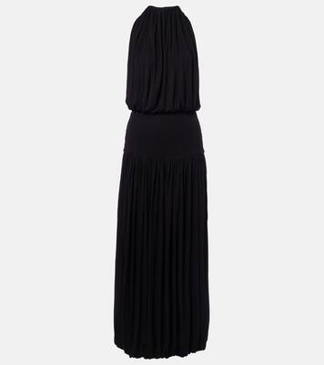 Gathered jersey midi dress | Toteme