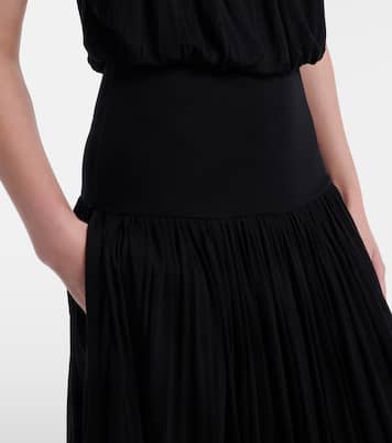 Gathered jersey midi dress | Toteme