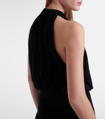 Gathered jersey midi dress | Toteme