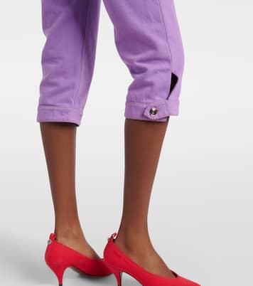 High-Rise Capri-Jeans  | Versace