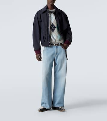 Argyle wool and cotton-blend sweater | ERL