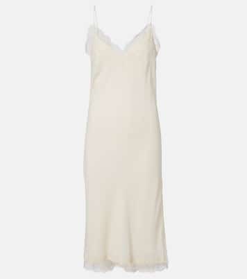 Lace-trimmed slip dress | Róhe