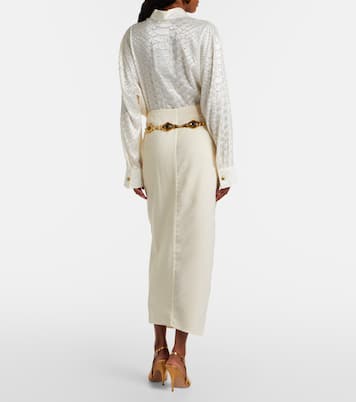 Pleated midi skirt | Roberto Cavalli