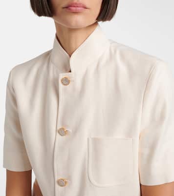 Linen and wool shirt | Loro Piana