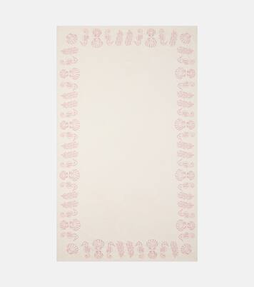 Embroidered linen tablecloth | Les-Ottomans