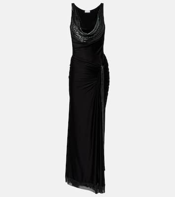 Embellished jersey gown | Rabanne