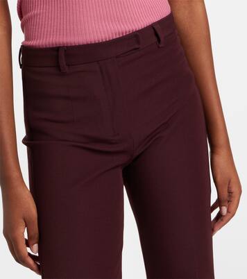 Cotton-blend cropped straight pants | 'S Max Mara